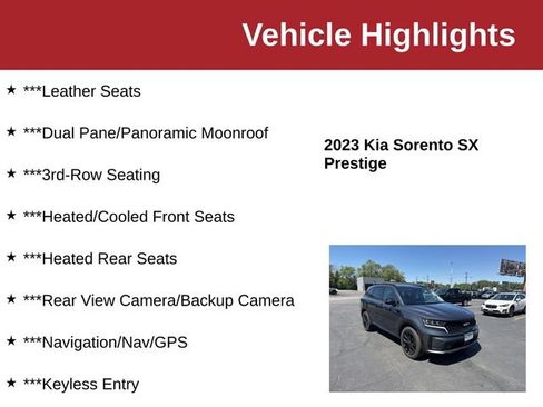Used 2023 Kia Sorento SX AWD/4WD image 10