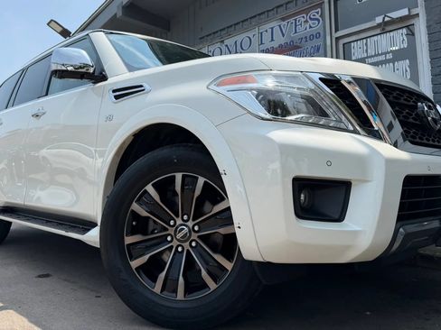 Used 2019 Nissan Armada Platinum w/ Captain's Chairs Package AWD/4WD image 1