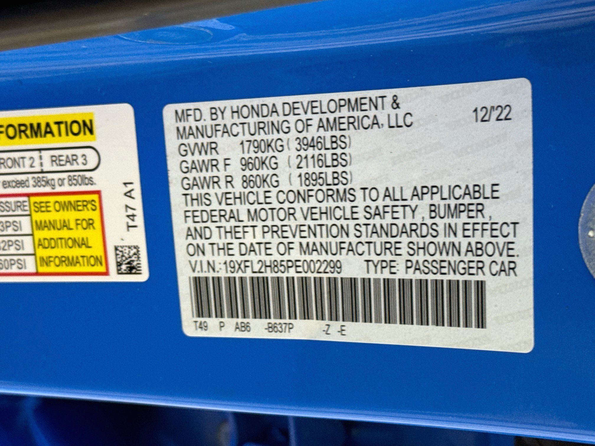 Used 2023 Honda Civic Sport image 38