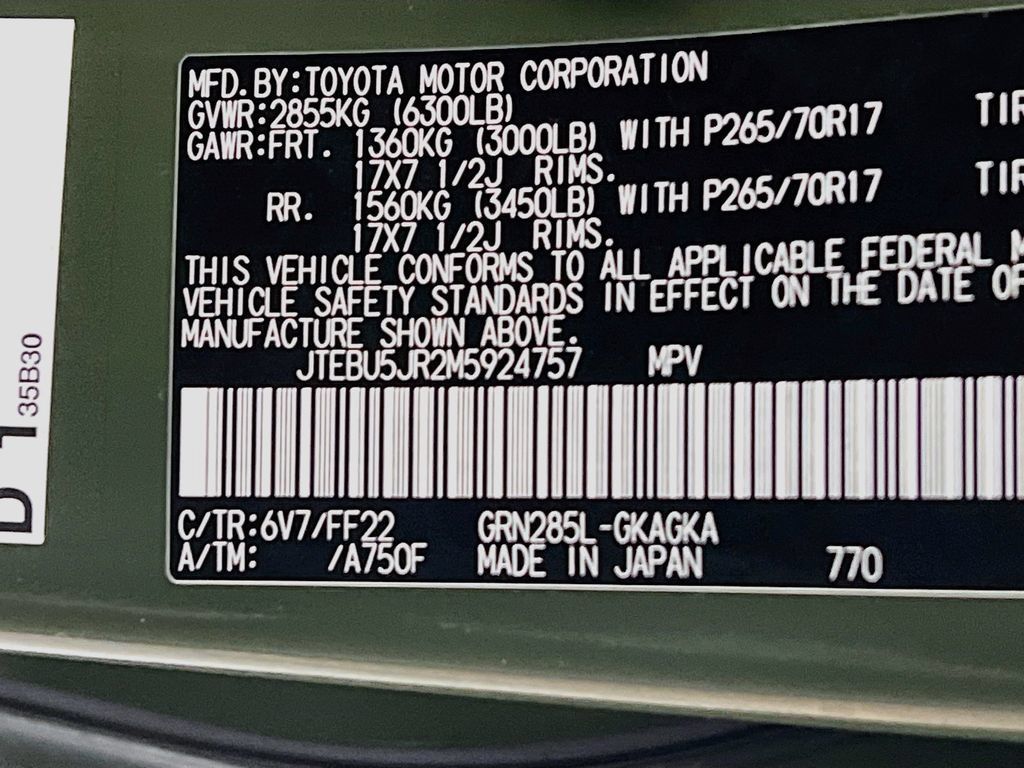 Used 2021 Toyota 4Runner Trail Special Edition AWD/4WD image 27