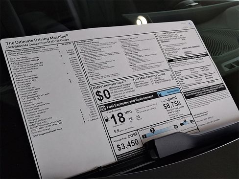 New 2026 BMW M4 xDrive Competition w/ Parking Assistance Package image 18