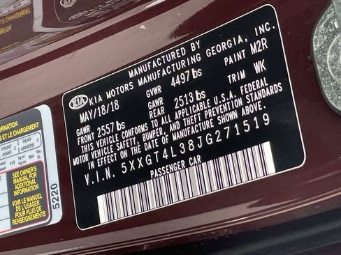 Used 2018 Kia Optima LX w/ 17" Alloy Wheels Package image 28