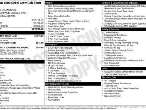 Used 2025 RAM 1500 Rebel w/ Trailer Tow Group AWD/4WD image 21