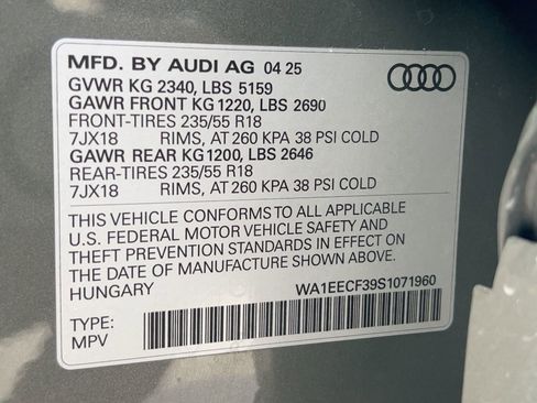 Certified 2025 Audi Q3 2.0T Premium Plus w/ Premium Plus Package image 20