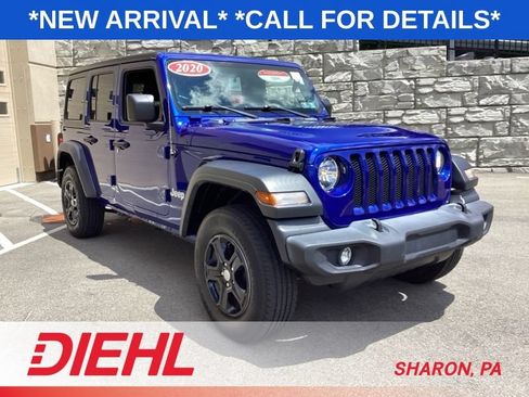 Used 2020 Jeep Wrangler Unlimited Sport S AWD/4WD image 1