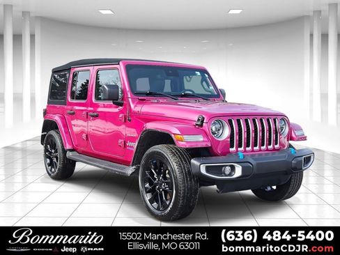 Used 2022 Jeep Wrangler Unlimited Sahara 4xe w/ Cold Weather Group image 1