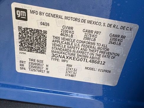New 2026 Chevrolet Equinox ACTIV FWD image 16