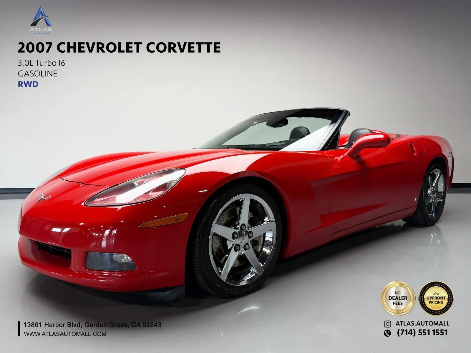 Used 2007 Chevrolet Corvette Convertible w/ Preferred Equipment Group RWD image 1