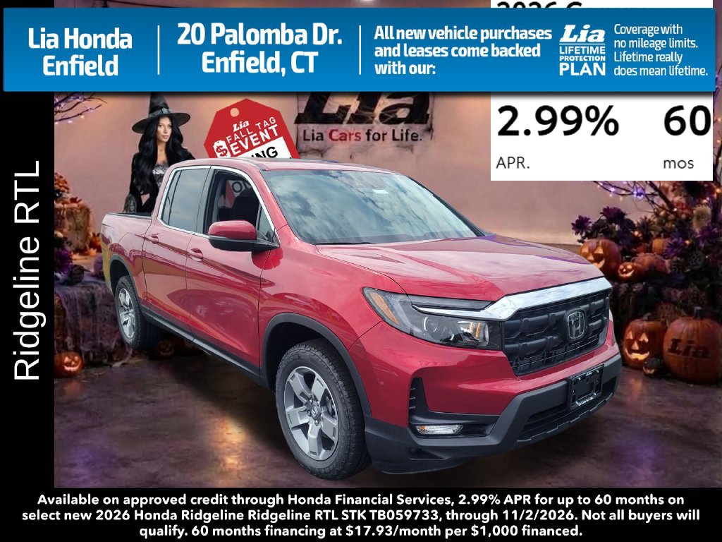New 2026 Honda Ridgeline RTL image 1
