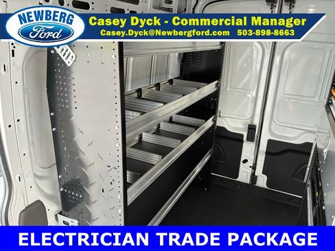 New 2025 Ford Transit 350 148 High Roof AWD w/ Electrician Trade Package image 17