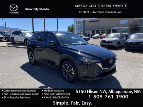 Certified 2022 MAZDA CX-5 AWD 2.5 S w/ Premium Package image 1