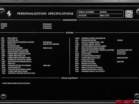 Used 2024 Ferrari 296 GTS RWD image 13
