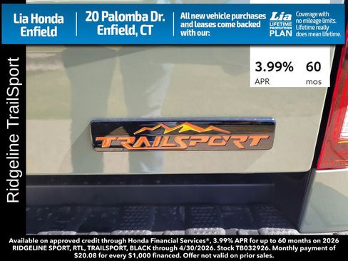 New 2026 Honda Ridgeline TrailSport image 5