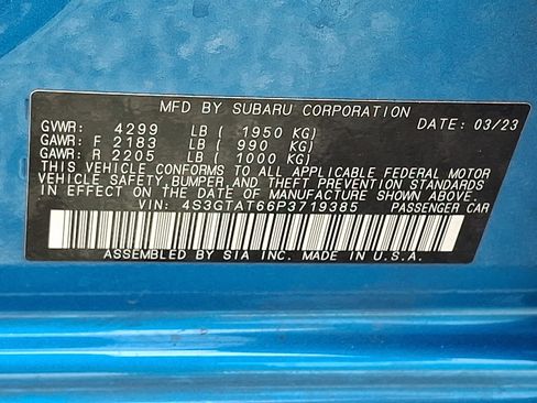 Certified 2023 Subaru Impreza 2.0i Limited image 26