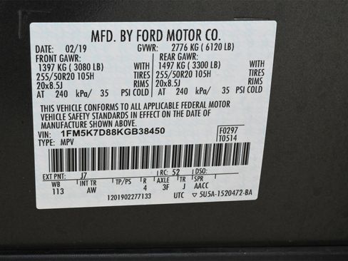Used 2019 Ford Explorer XLT w/ Equipment Group 202A image 30