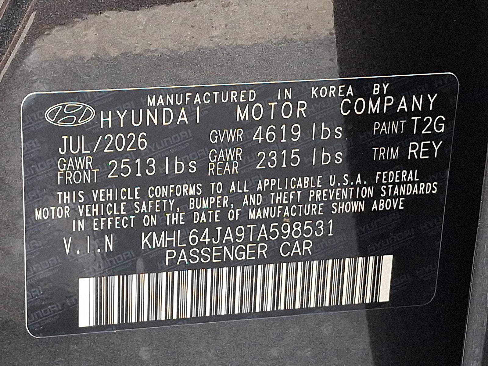 New 2026 Hyundai Sonata SEL AWD/4WD image 17
