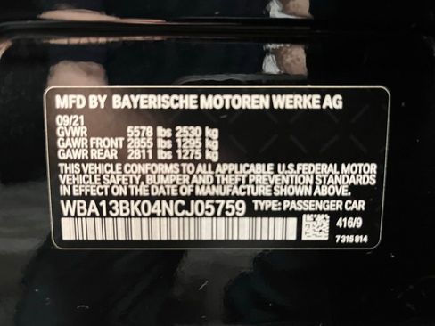 Used 2022 BMW M550i xDrive w/ Executive Package AWD/4WD image 20