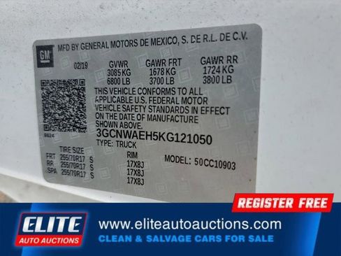 Used 2019 Chevrolet Silverado 1500 W/T w/ WT Convenience Package image 24