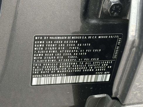 New 2026 Volkswagen Taos S image 16