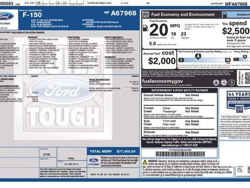 Used 2021 Ford F150 Limited image 16