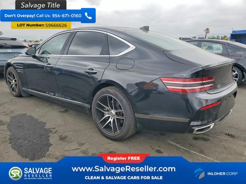 Used 2022 Genesis G80 2.5T w/ Advanced Package RWD image 3