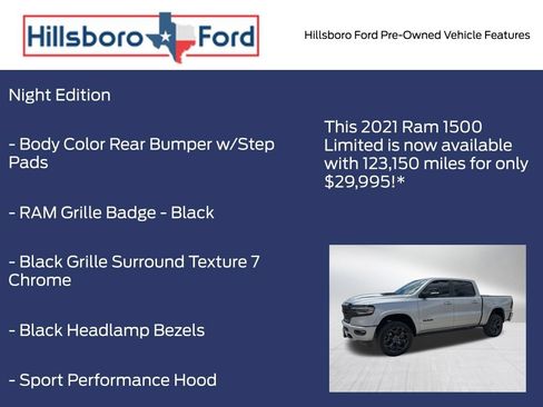 Used 2021 RAM 1500 Limited w/ Night Edition AWD/4WD image 13