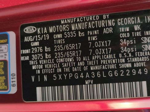 Used 2020 Kia Sorento LX FWD image 15
