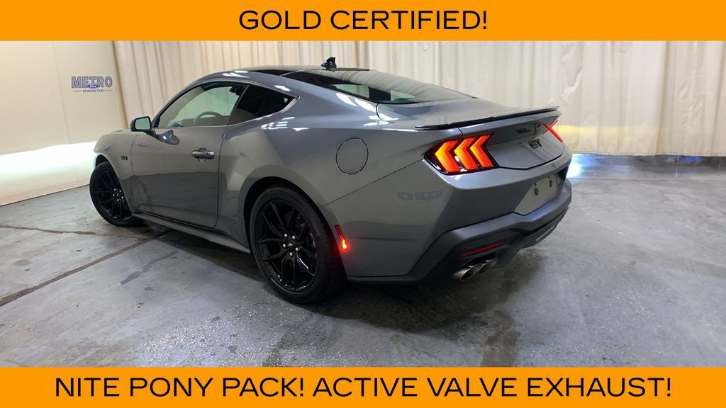 Certified 2025 Ford Mustang GT Premium w/ Mustang Nite Pony Package RWD image 5