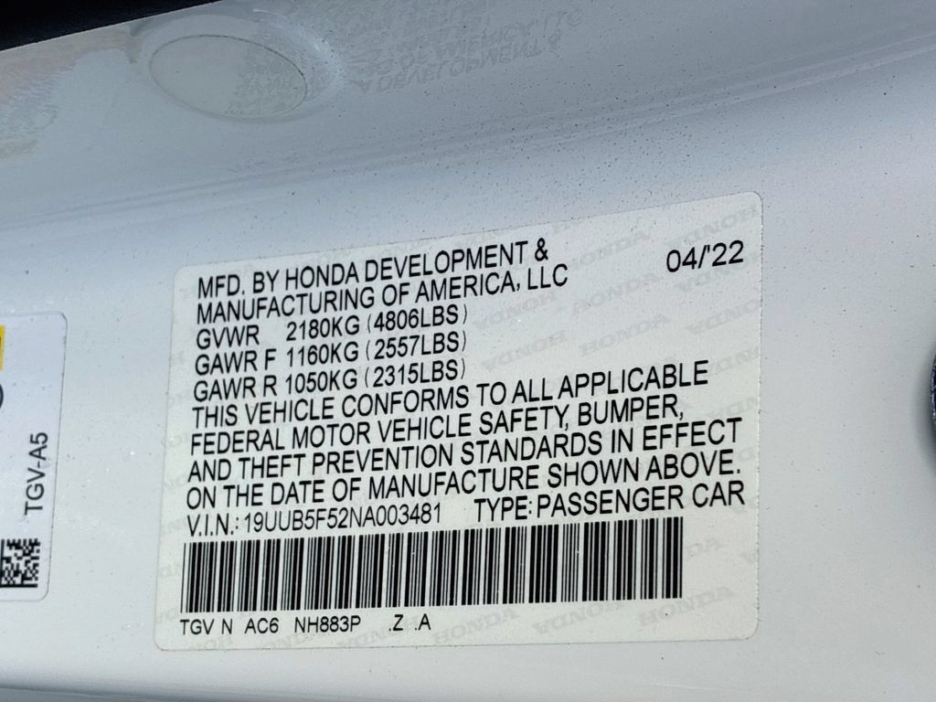 Used 2022 Acura TLX w/ A-SPEC Package FWD image 32
