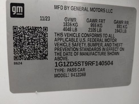 Used 2024 Chevrolet Malibu LT FWD image 33
