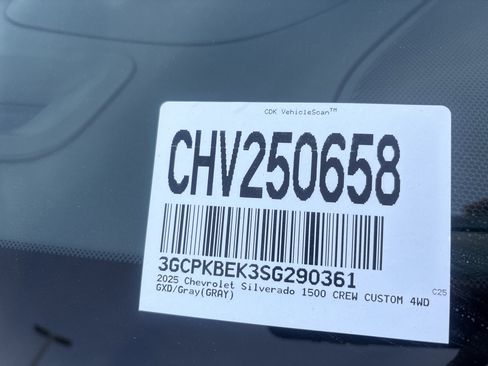 New 2025 Chevrolet Silverado 1500 Custom w/ LPO, Dark Essentials Package image 29