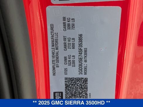 New 2025 GMC Sierra 3500 Pro w/ Convenience Package AWD/4WD image 35