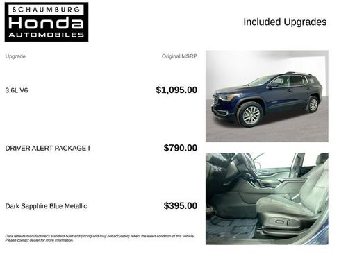 Used 2017 GMC Acadia SLE w/ Driver Alert Package I image 4