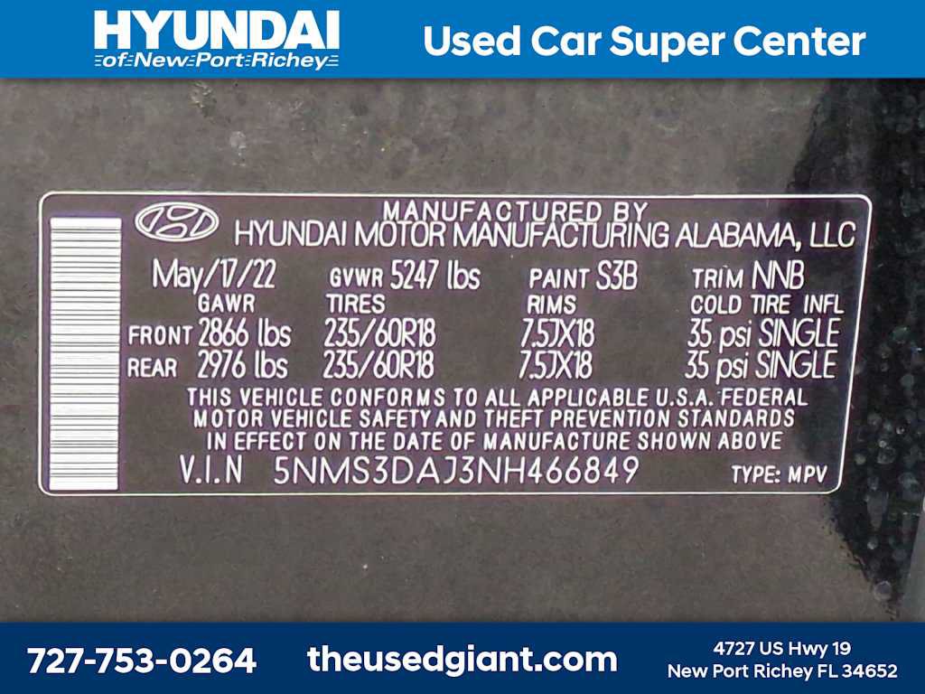 Used 2022 Hyundai Santa Fe SEL w/ Convenience + Premium Package AWD/4WD image 35