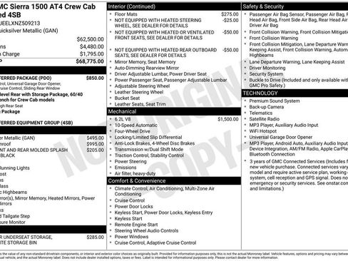 Used 2022 GMC Sierra 1500 AT4 w/ AT4 Preferred Package AWD/4WD image 2