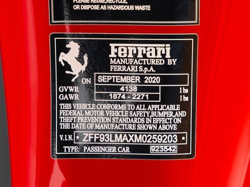 Used 2021 Ferrari F8 Tributo image 47