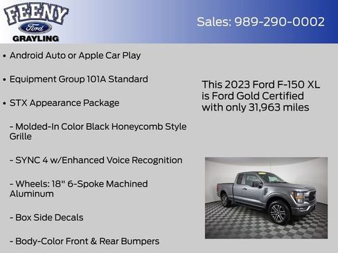 Used 2023 Ford F150 XL w/ STX Appearance Package AWD/4WD image 9