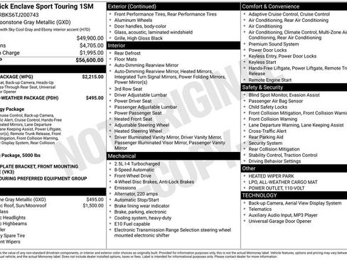 New 2026 Buick Enclave Sport Touring w/ Power Package FWD image 5