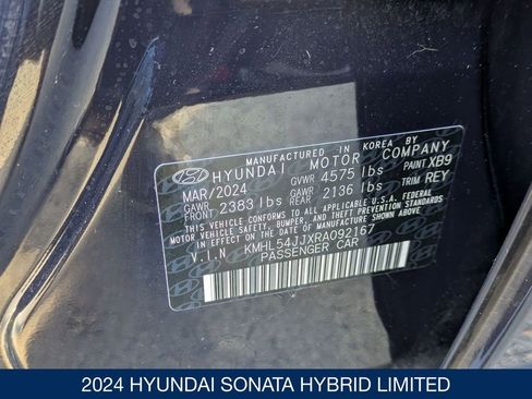 Certified 2024 Hyundai Sonata Limited image 39