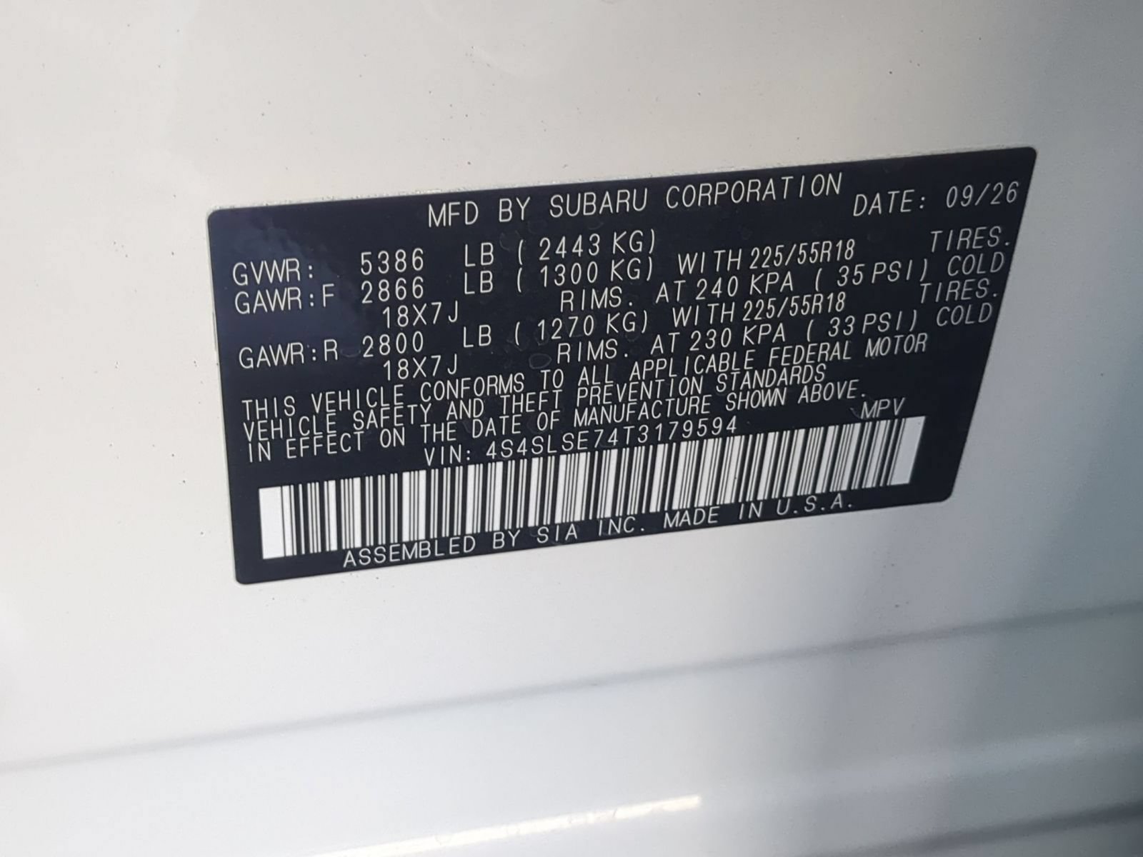 New 2026 Subaru Forester Touring AWD/4WD image 15