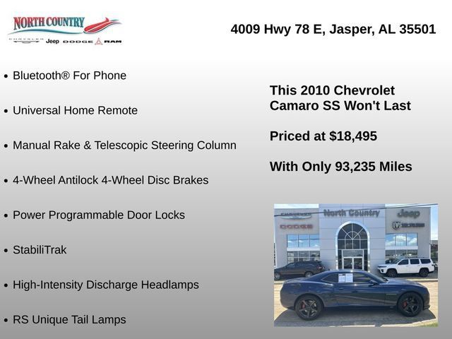 Used 2010 Chevrolet Camaro SS w/ RS Package RWD image 36