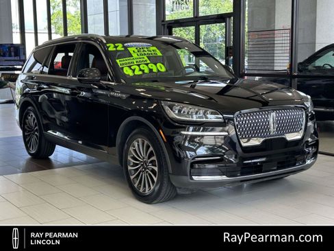 Certified 2022 Lincoln Aviator Reserve w/ Elements Package Plus RWD image 1