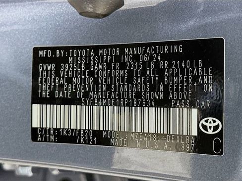 Certified 2024 Toyota Corolla LE image 31