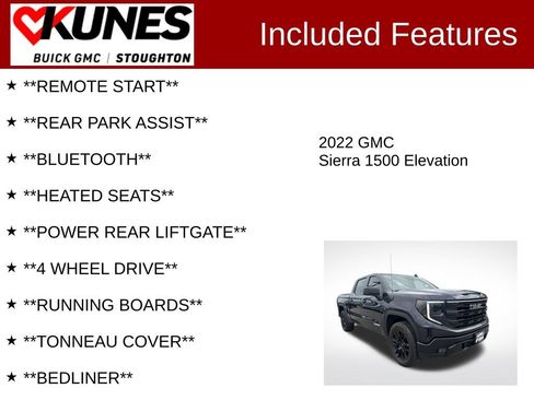 Used 2022 GMC Sierra 1500 Elevation AWD/4WD image 2