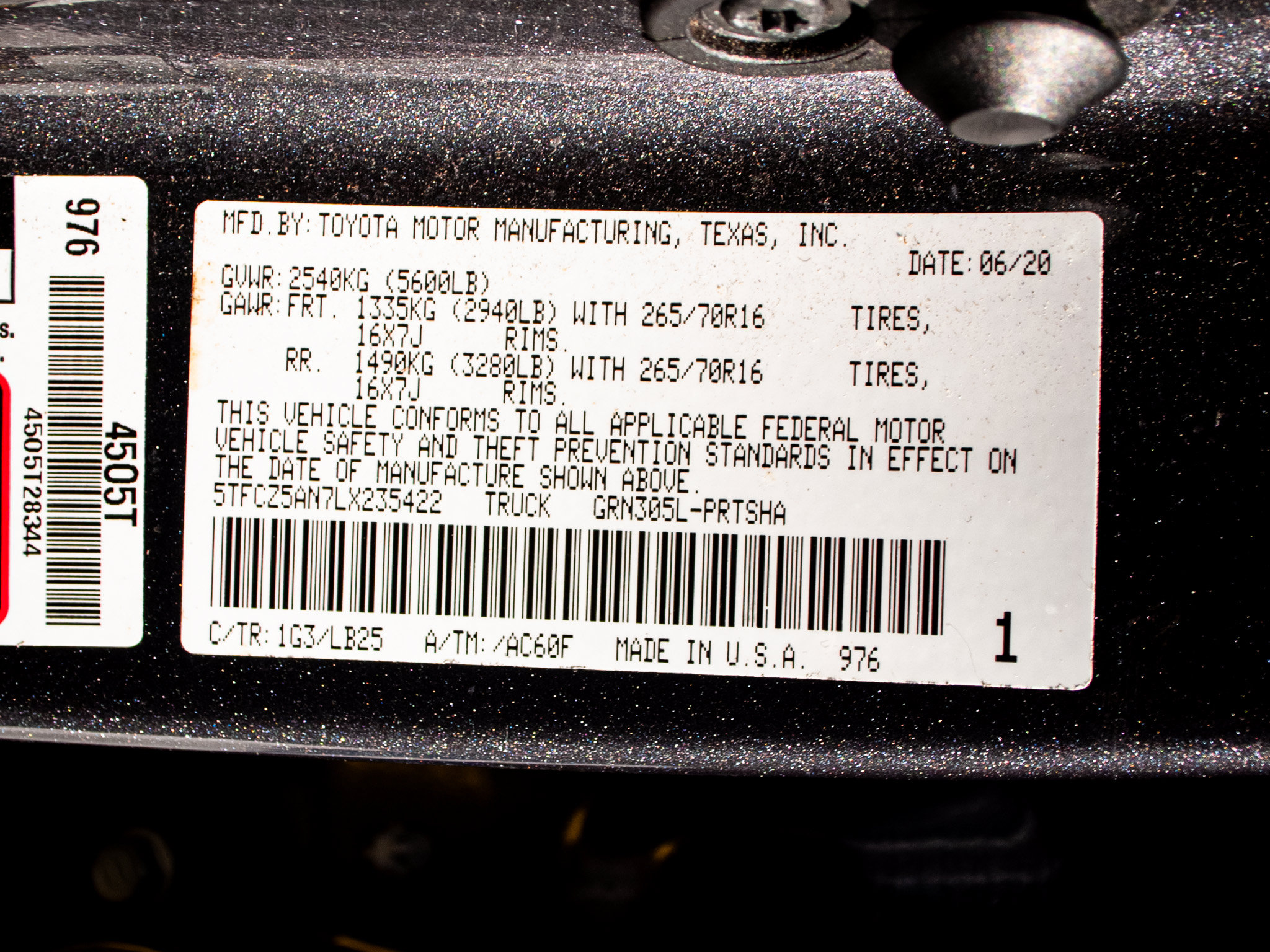 Used 2020 Toyota Tacoma TRD Pro w/ Desert Air Intake Package AWD/4WD image 35