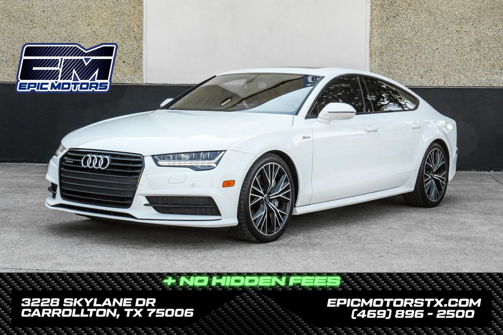 Used 2017 Audi A7 3.0T Premium Plus w/ Black Optic Package AWD/4WD image 1