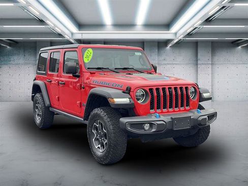 Used 2022 Jeep Wrangler Unlimited Rubicon 4xe w/ Cold Weather Group image 2