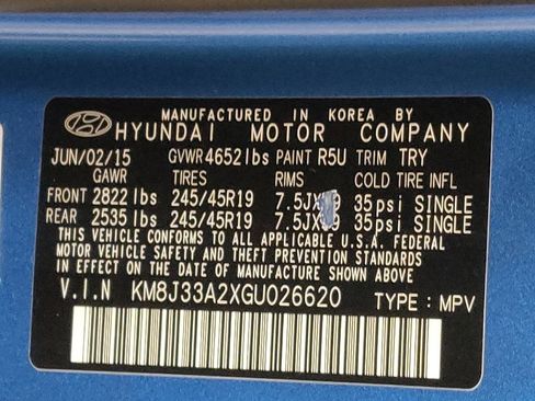 Used 2016 Hyundai Tucson Limited w/ Option Group 03 image 33