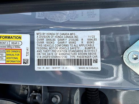 Used 2024 Honda Civic Si image 18