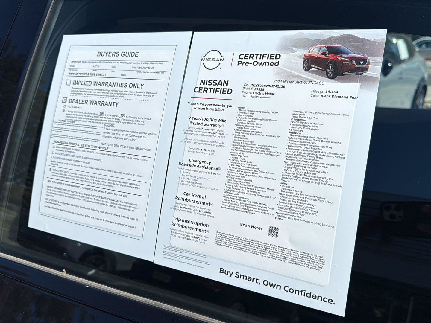 Certified 2024 Nissan Ariya AWD image 10